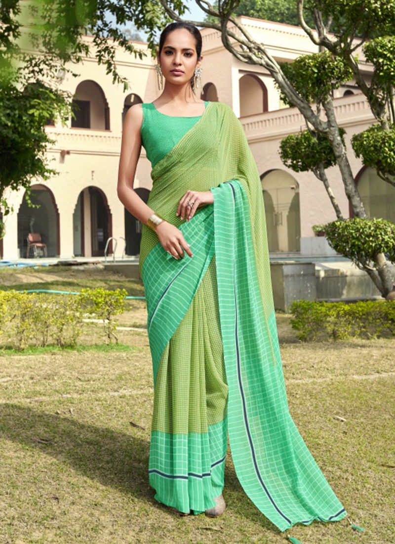 Lilly Vol 2 Georgette Fancy Designer Casual Wear Saree Collection 26801-26812